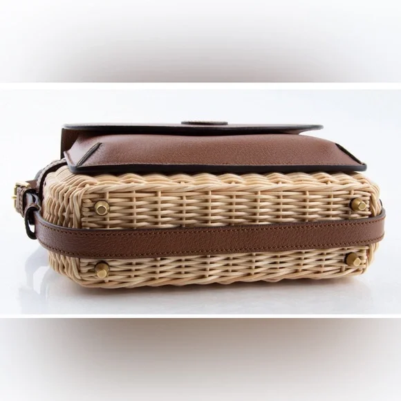 GUCCI Sherry Line Wicker Bag - Picture 8 of 14